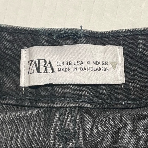 Distressed Black Denim Shorts - Picture 4 of 10